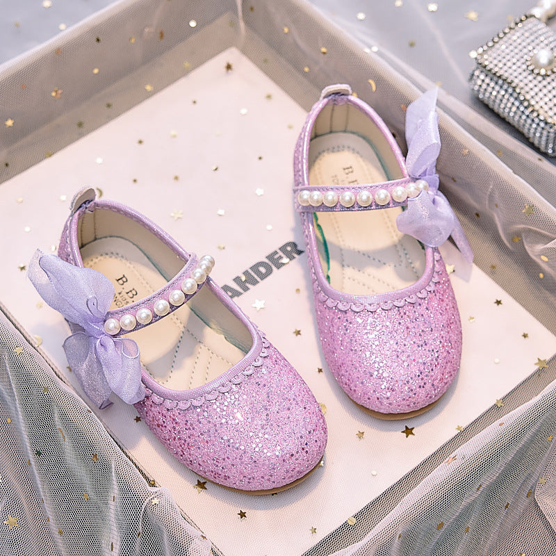 Eboo Little Bow Pink Pearl Princess Birthday Girl Mary Jane Shoe