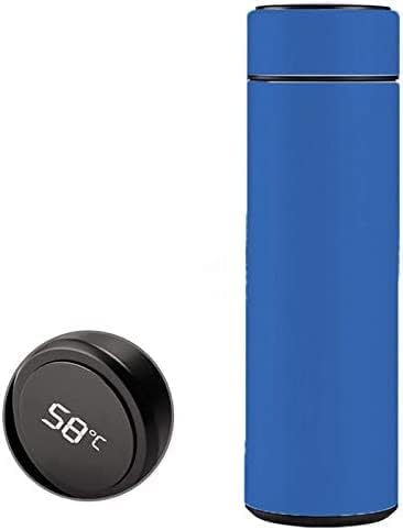 Stainless Steel Vacuum Flask with LED Temperature Display, Keep Water Cold and Keep Warm for Hours - 500 ml,