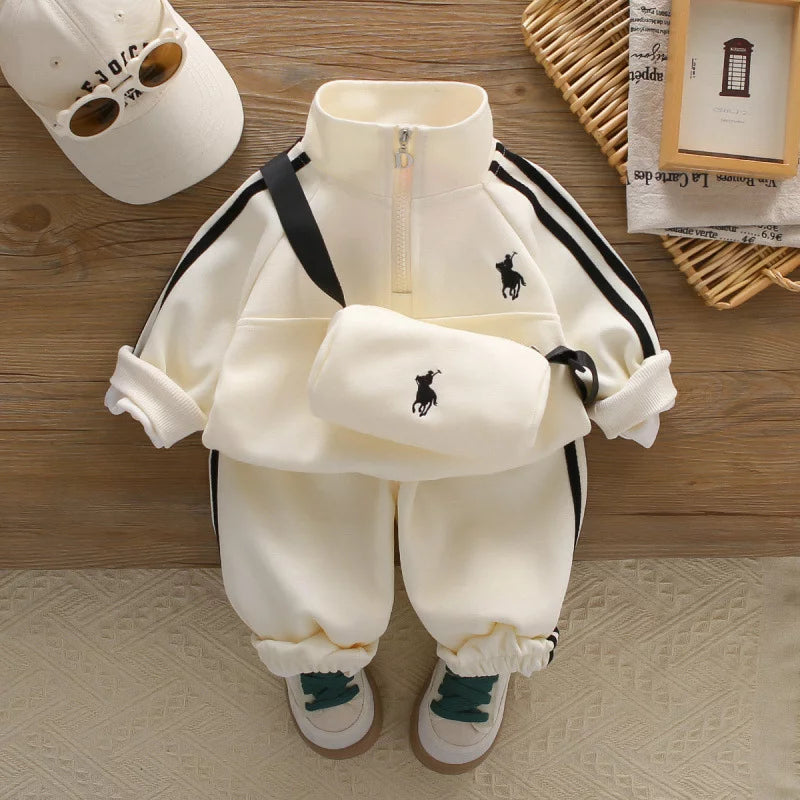 Eboo 3-Piece Track Suit Jacket, Pant & Bag Set