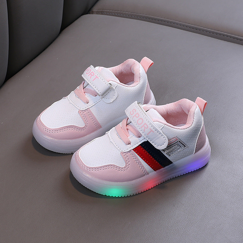 Eboo Kids Led New Light up Sneakers Boots Shoes with Bow