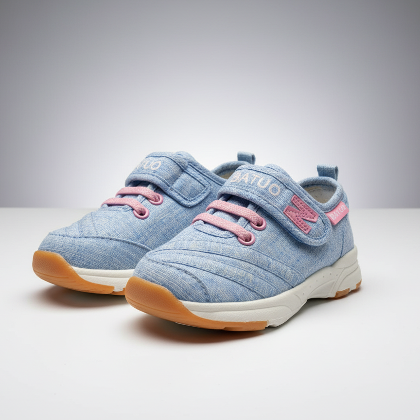 Eboo Little Kid Two-Tone Easy-Wear Sneakers