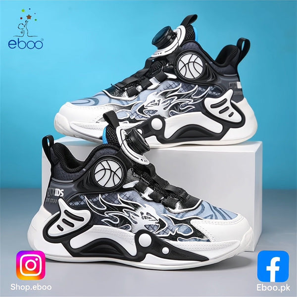 Eboo Kids Stylish Glow in the Dark Sport Sneakers â?? Anti-Slip Shoes