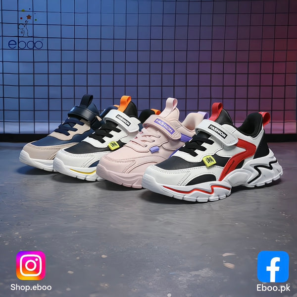 Eboo Kids Chunky Sports Sneakers â?? Stylish Casual Running Shoes for Boys & Girls