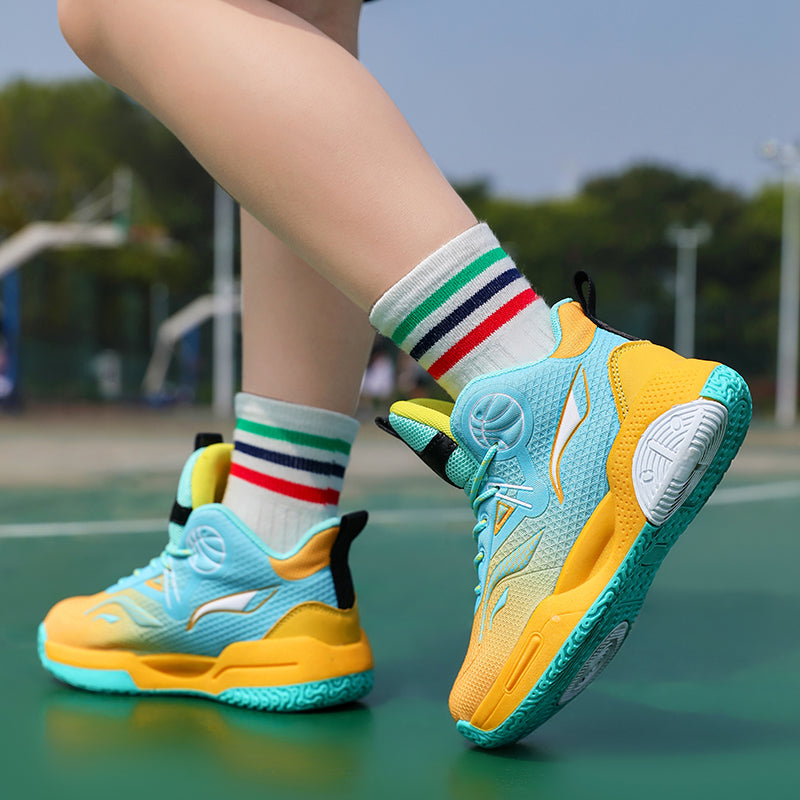 Eboo Kids Basketball Style Sneakers â?? Breathable Sports Shoes