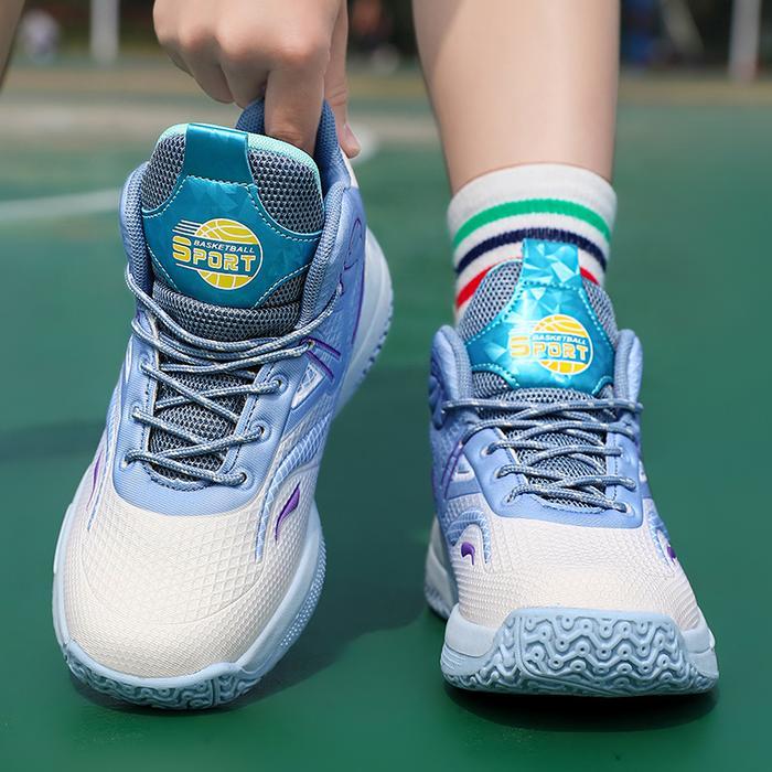 Eboo Kids Basketball Style Sneakers â?? Breathable Sports Shoes
