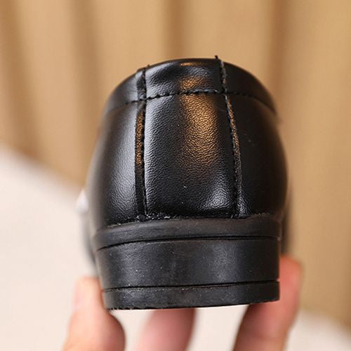 Kids Classic Black Formal Slip-On Shoes â?? Stylish Party & Wedding Wear