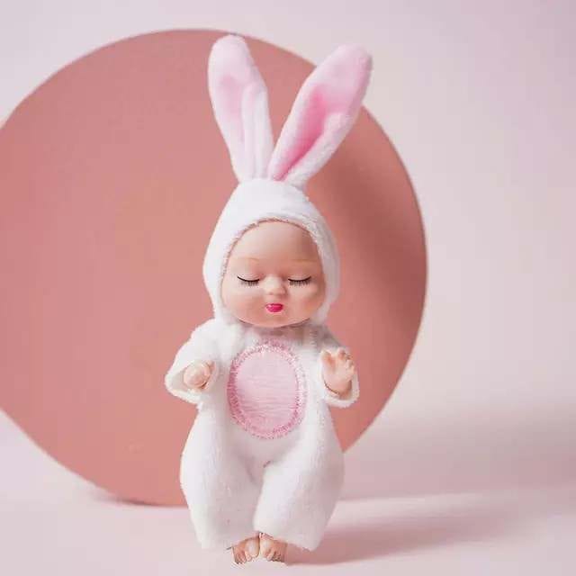 Eboo 11cm Mini Baby Doll, Cartoon Animal Toy