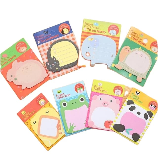 Eboo Cartoon Sticky Notes – Creative Notepad