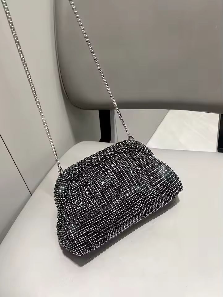 Eboo Luxury Designer Rhinestones Clutch Purse Bag For Women purse Bag Shoulder Bag