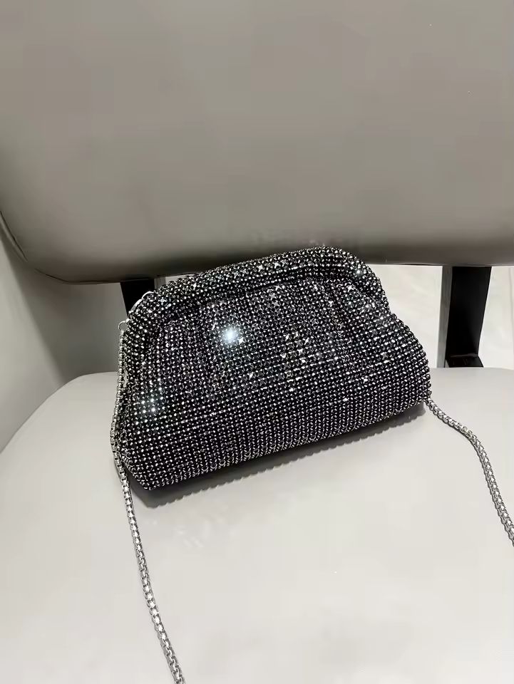 Eboo Luxury Designer Rhinestones Clutch Purse Bag For Women purse Bag Shoulder Bag