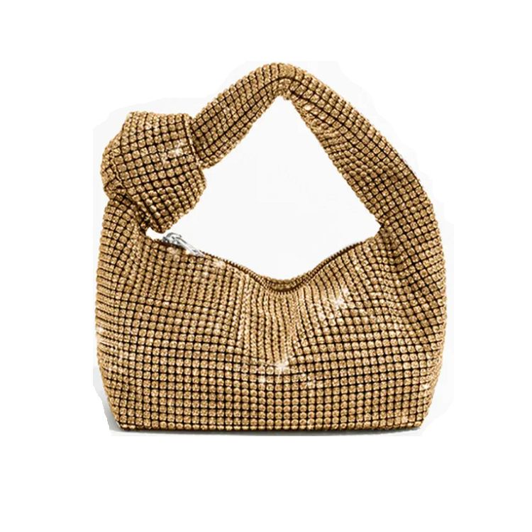 Eboo New Fashion Knotted Diamond Evening Bag Luxury Designer Bags Handbag for Women