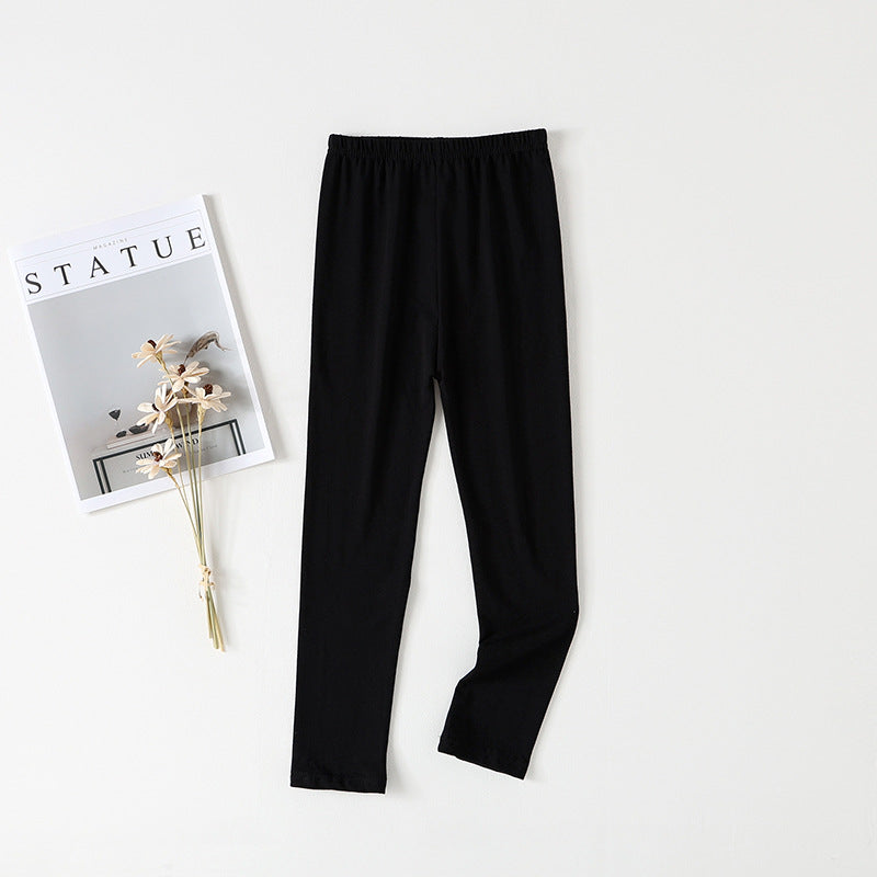 Eboo Girls Trouser Pajama Tights for Toddler & Kids (BLACK)