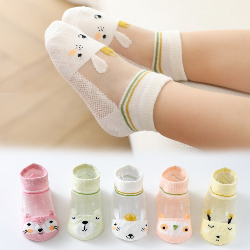 Baby Socks 0-5Y Infant Toddler Socks Cotton Mesh