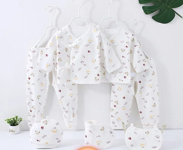 Newborn Baby/Baba Cotton 7-Pieces Set
