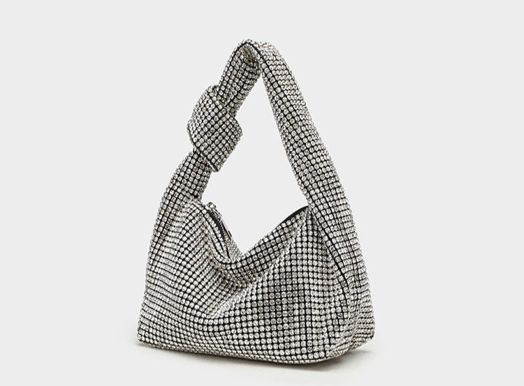 Eboo New Fashion Knotted Diamond Evening Bag Luxury Designer Bags Handbag for Women