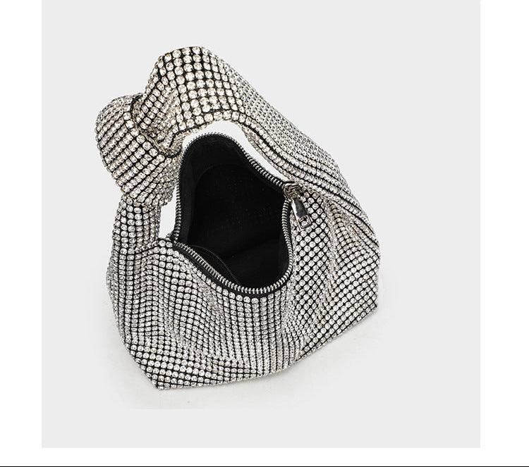 Eboo New Fashion Knotted Diamond Evening Bag Luxury Designer Bags Handbag for Women