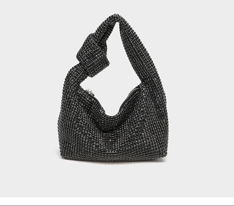 Eboo New Fashion Knotted Diamond Evening Bag Luxury Designer Bags Handbag for Women