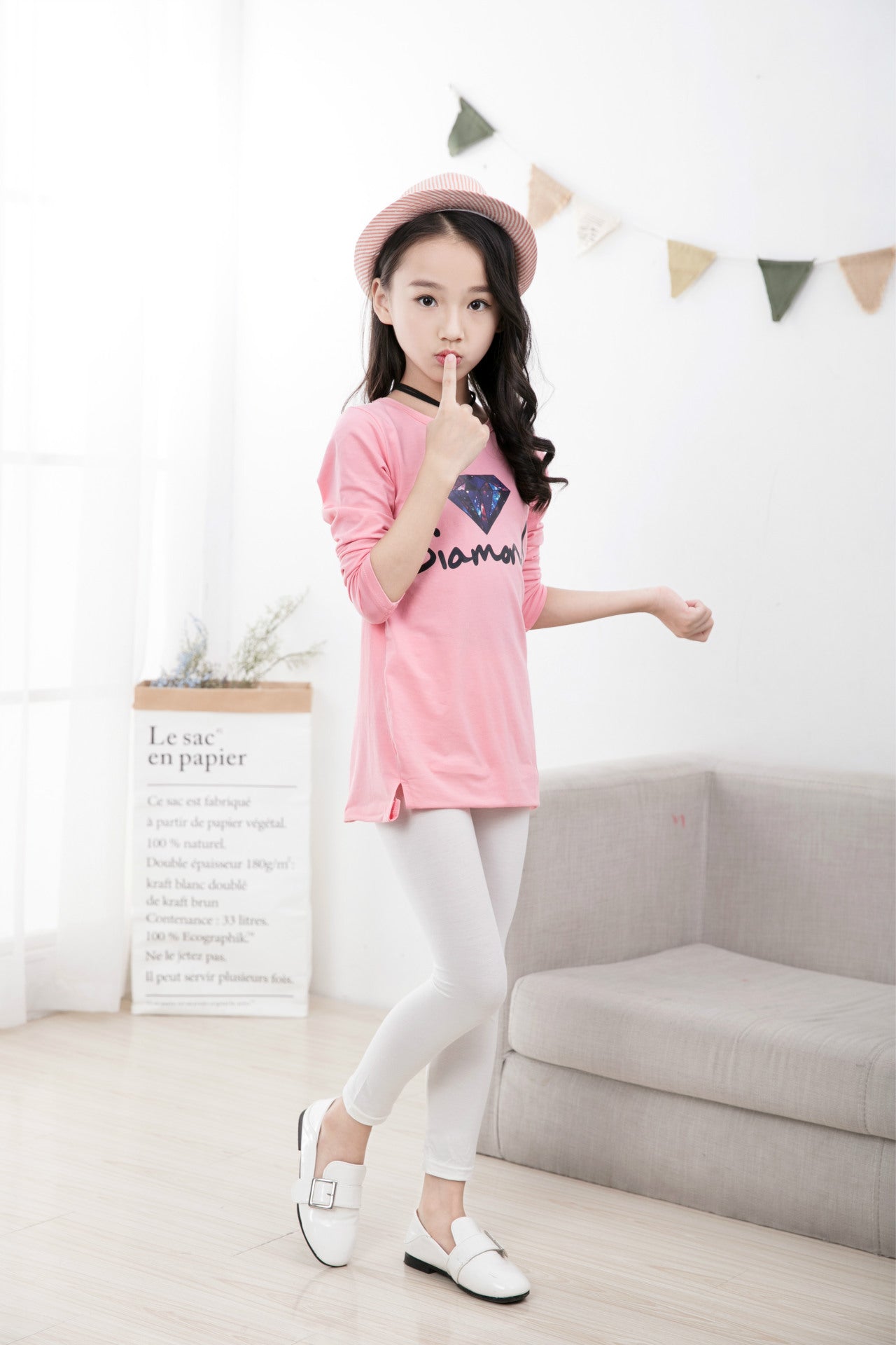 Eboo Girls Trouser Pajama Tights for Toddler & Kids