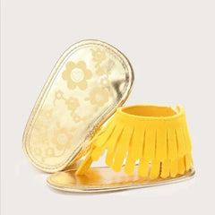 Baby Girl Fringe Design Toe Post Sandals