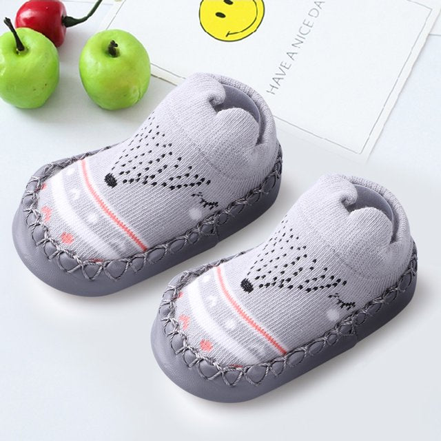 Eboo Baby Anti-Slip Cartoon Prewalker Shoes Socks