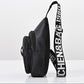 Eboo Cartoon Music Boy Black Sling Bag – Casual Outdoor Chest Crossbody Bag