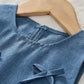 Eboo Baby Girls Denim Blue Bow Sleeveless Top & Wide Leg Pants Co-Ord Set