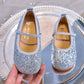 Eboo  Girls Glitter Princess Ballet Flats Shoes Ballerina Dress Shoes for Wedding Party