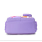Eboo Cute Purple Bunny & Flower Kids School Bag with Small Matching Pouch