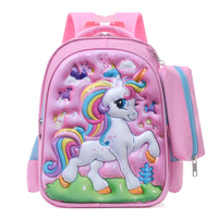 Eboo Girls Unicorn 3D School Backpack