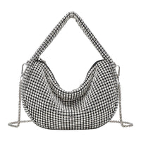 Eboo Luxury Designer Rhinestone Crossbody Bag Shiny Shoulder Bag