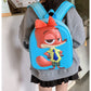 Eboo Cute 3D Fox Hard Shell Kids Backpack with Plush Ears