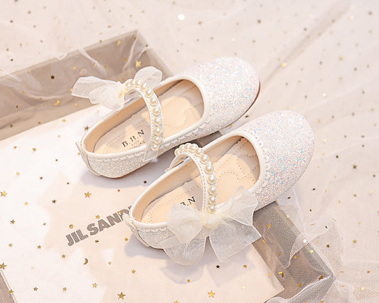 Eboo Little Bow Pink Pearl Princess Birthday Girl Mary Jane Shoe
