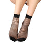 Eboo Women’s Black Fishnet Mesh Socks – Stylish Sheer Net Ankle Socks