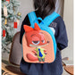 Eboo Cute 3D Fox Hard Shell Kids Backpack with Plush Ears