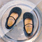 Eboo  Girls Glitter Princess Ballet Flats Shoes Ballerina Dress Shoes for Wedding Party