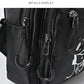 Eboo Cartoon Music Boy Black Sling Bag – Casual Outdoor Chest Crossbody Bag