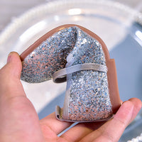 Eboo  Girls Glitter Princess Ballet Flats Shoes Ballerina Dress Shoes for Wedding Party