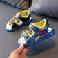 Kids LED Light-Up Skids Sandals | Kids Spider-Man Sandals