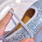 Eboo  Girls Glitter Princess Ballet Flats Shoes Ballerina Dress Shoes for Wedding Party