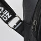 Eboo Cartoon Music Boy Black Sling Bag – Casual Outdoor Chest Crossbody Bag