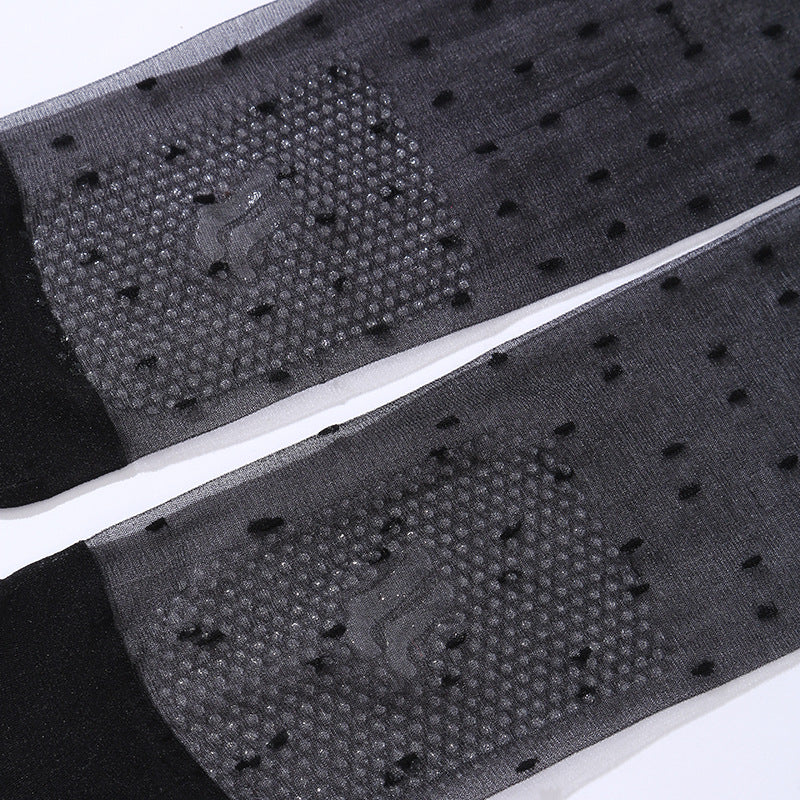 Anti-Slip Mesh Socks for Women – Breathable Grip Socks