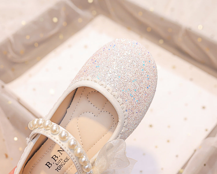 Eboo Little Bow Pink Pearl Princess Birthday Girl Mary Jane Shoe