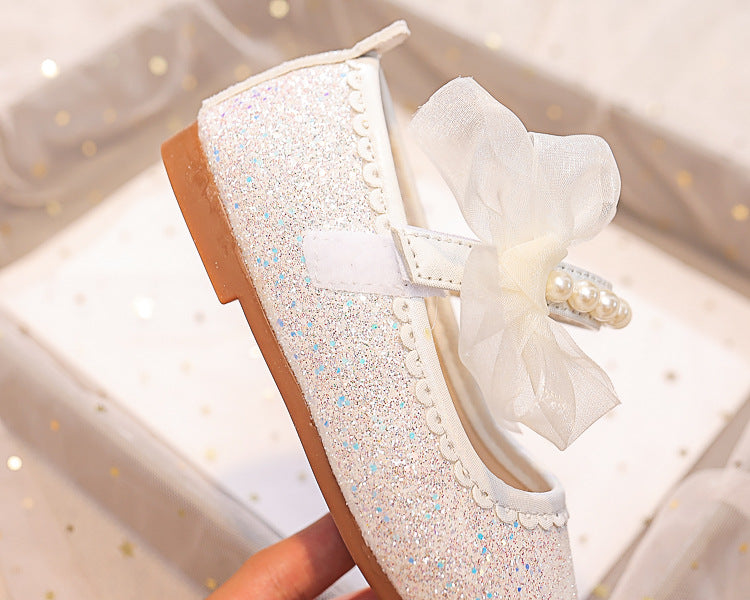 Eboo Little Bow Pink Pearl Princess Birthday Girl Mary Jane Shoe