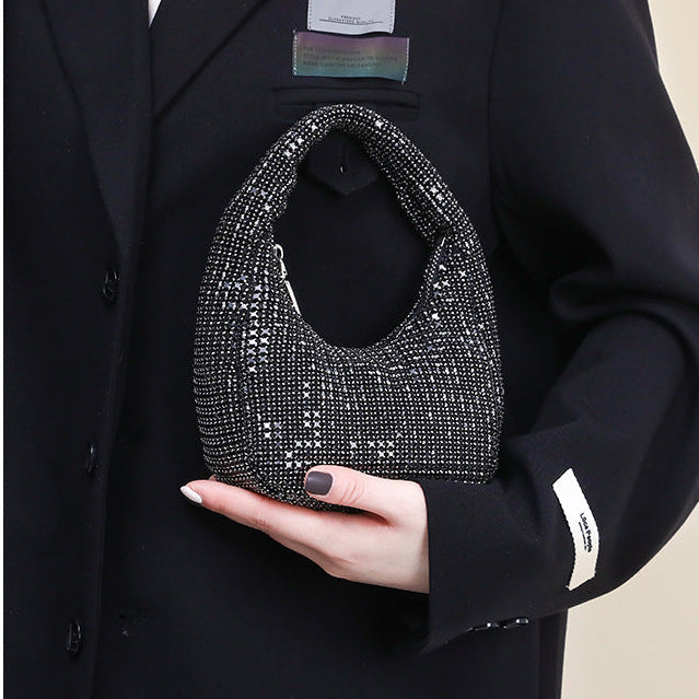 Eboo Shiny Crystal Clutch purse rhinestone luxury Designer Evening clutch Bag Purse