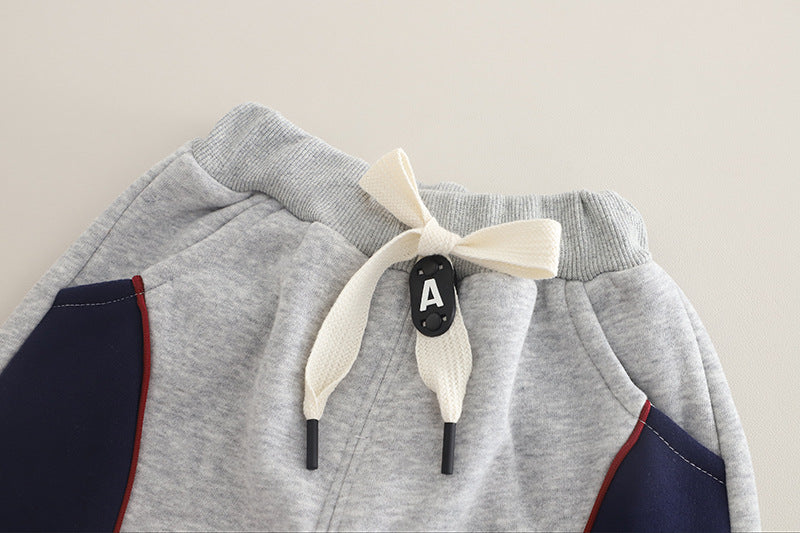 Eboo Boys Grey Colorblock Winter Co-Ord Set