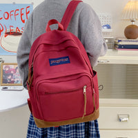 Eboo Classic Unisex College School Backpack Ã¢?? Durable Suede Base Travel Daypack