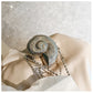 Eboo Luxury Nautilus Shell Metal Clutch Bag for Women – Elegant Evening Party Crossbody Purse with Chain Strap
