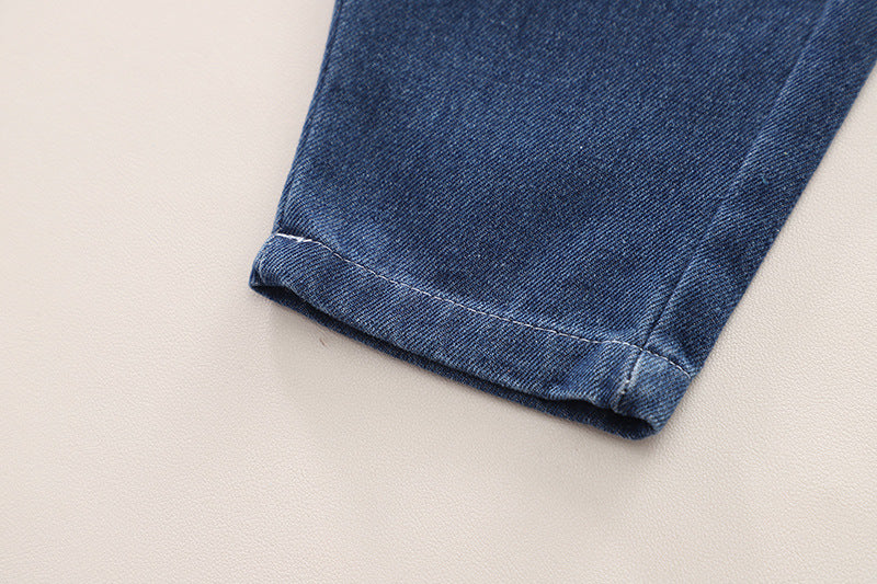Eboo Two-Tone Denim Jacket & Cuffed Jean Set