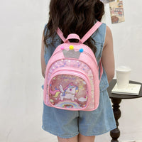 Eboo Cute Glitter Crown Unicorn Kids Backpack Ã¢?? Sparkling Sequin Mini School Bag