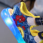 Kids LED Light-Up Skids Sandals | Kids Spider-Man Sandals